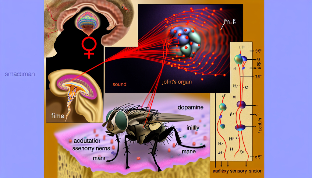 Dopamine helps mating-driven female flies become more attuned to sound