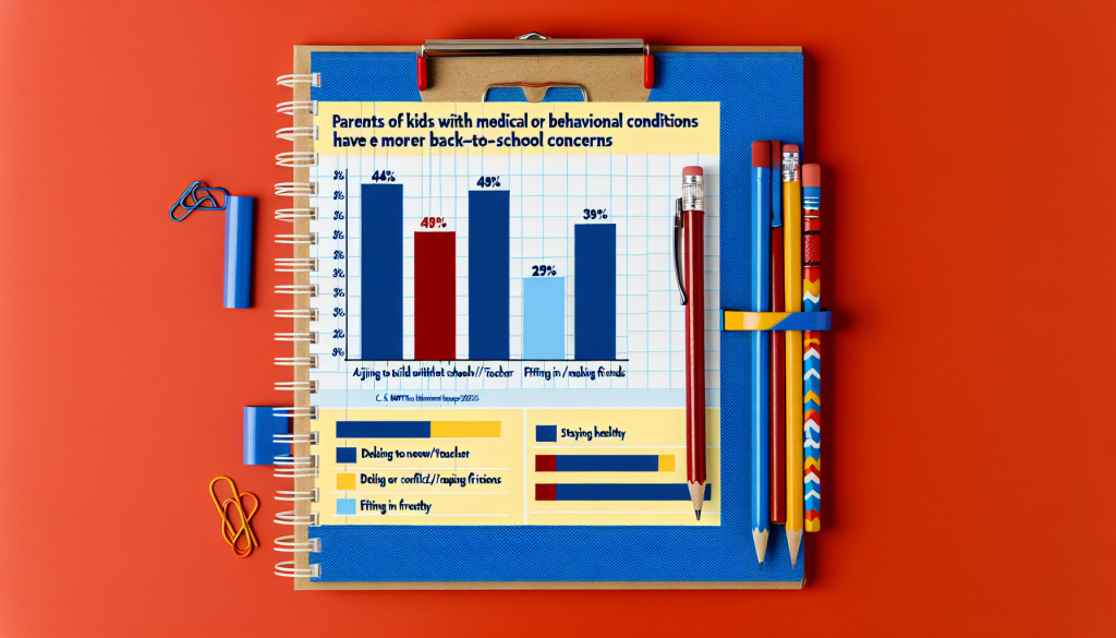 Parents of kids with medical issues feel less assured about a successful school year