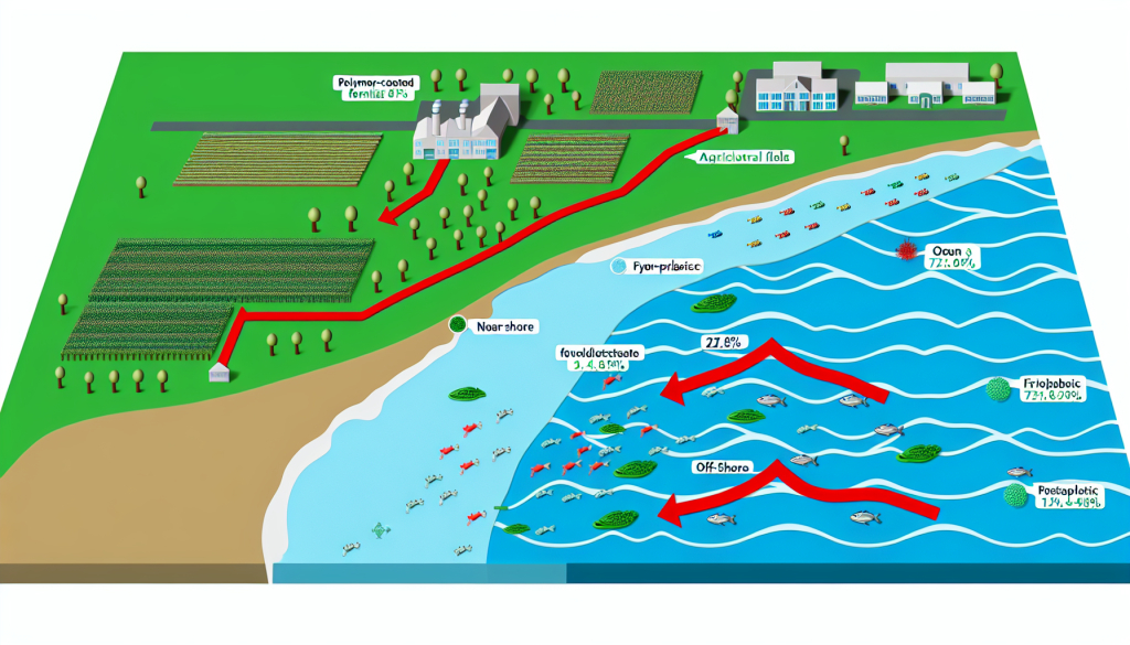 Researchers track microplastic particles in fertilizer from farmland to the coastline